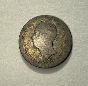 1849 W/o Dot Netherlands 10 cents KM# 75 William II .640 Fine Silver Rare
