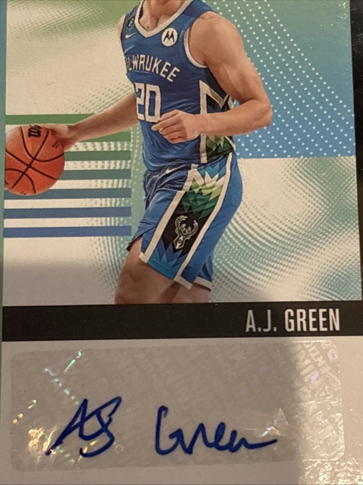 2022-23 Panini Chronicles New Kids on the Court AUTO #NKC-AMB A.J. Green NM-MT - Image 2 of 4