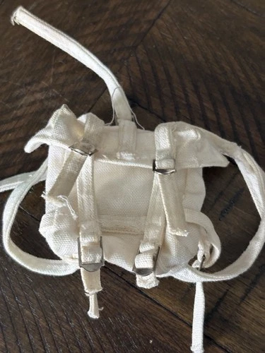 Vintage 1964 Hasbro Gi Joe Doll Mountain Ski Patrol White Backpack Japan Hiking