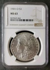 1901 O $1 Morgan Silver Dollar NGC MS63