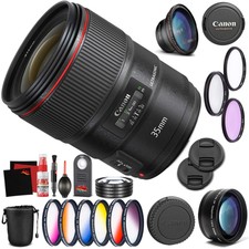 Canon EF 35mm f/1.4L II USM Lens Professional Kit International Model