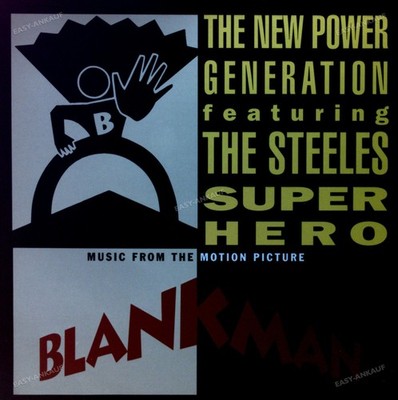 The New Power Generation Featuring The Steeles - Super Hero Maxi (VG+/VG) .