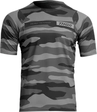 THOR Assist Short-Sleeve Jersey - Camo Dark Gray - Fits XL 5020-0029