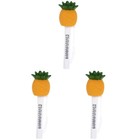 3 Pieces Pool Thermometer Floating Pineapple Water Temperature Gauge