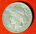 1928 S Peace Silver Dollar - VF/XF Circulated Condition