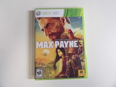 Max Payne 3, Microsoft Xbox 360, 2 Disc Set, With Instruction Manual