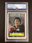 Jim Plunkett Signed 1983 Topps #307 Card RC Raiders Football Auto PSA/DNA #2