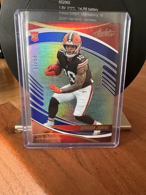 Quinshon Judkins - Cleveland Browns 2025 - Rookie Football Absolute RC /50 Blue