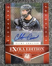 CLINT COULTER Rookie Autograph Card #68/200 - 2012 Prizm Elite Extra Edition