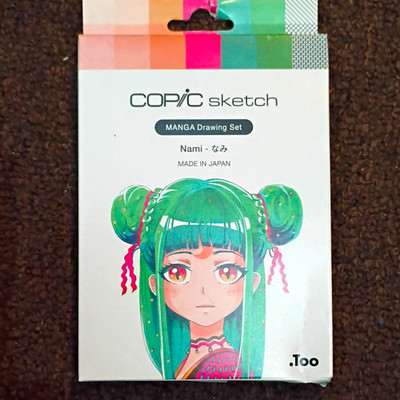 Copic Sketch Manga Drawing Set Nami Alcohol Markers Multicolor 7pc Japan