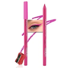 evpct Rose Eyeliner Pencils for Eyes, Rose Hot Pink Red Colored Eye Liner Pen...