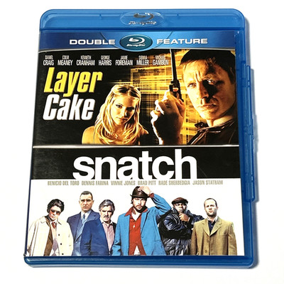 Layer Cake / Snatch (Blu-ray, 2-disc, 2013) double feature RARE blu-ray