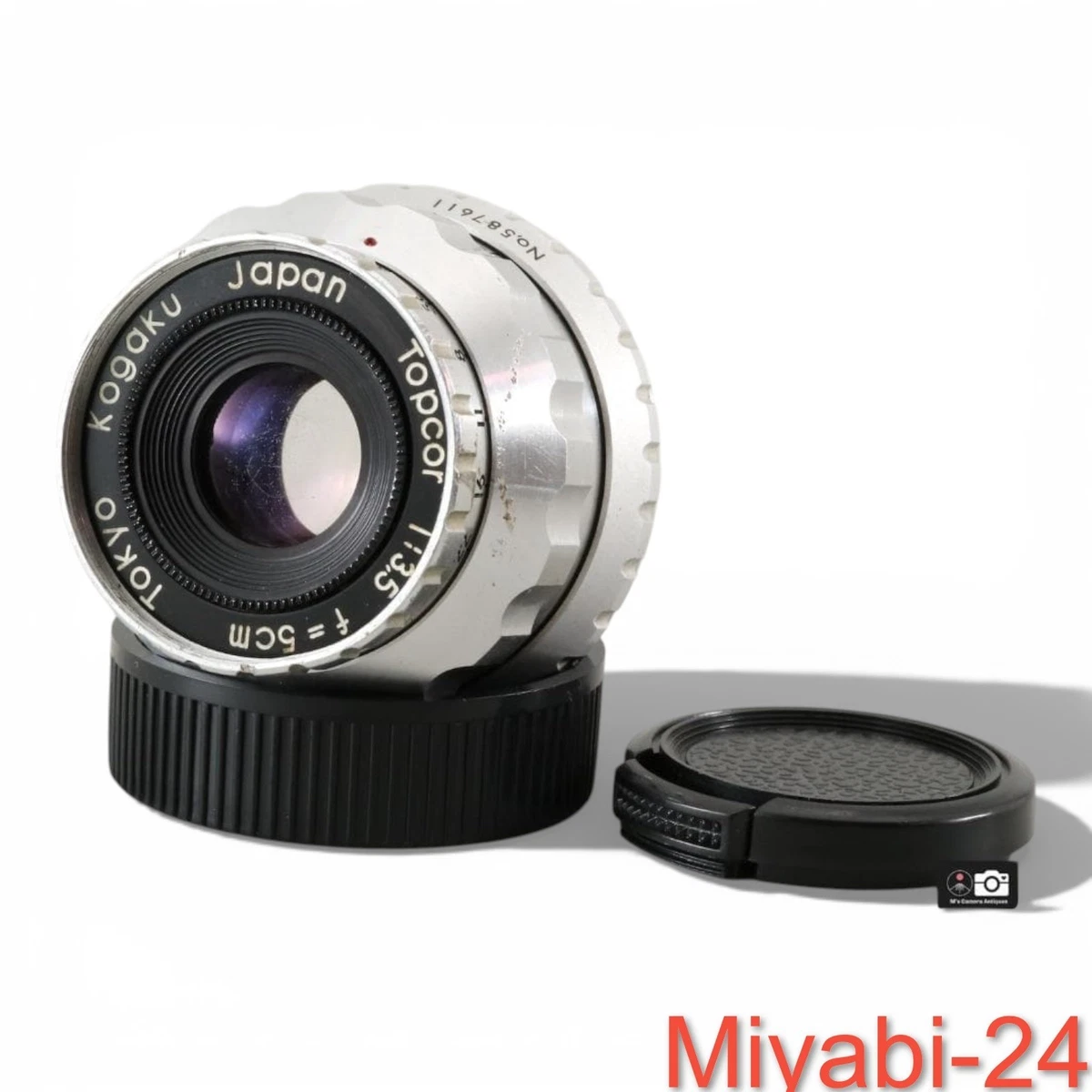 東京光学　Topcor 50mm f/3.5 レンズ　L39 ロケットみたいな東京光学のレンズ「Topcor 5cm F3.5 固定鏡胴