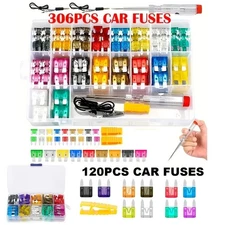 306PCS Car Fuse Kit - Auto Fuses with Tester & Puller
