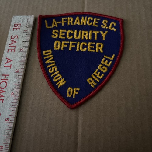 La France SC Security Officer Police Patch