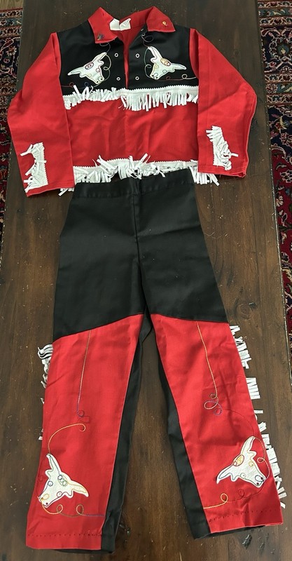 Vintage 1970’s Young Texan Child’s Size 7 Costume, Cowboy