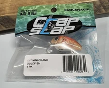 Cast Cray Crap Slap 1.1” Mini Crankbait - Goldfish 
