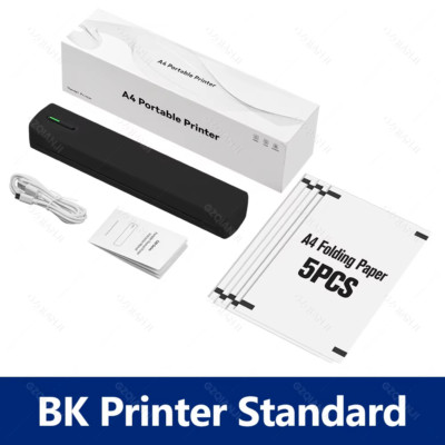 300DPI/203DPI Mini A4 Thermodrucker Tragbar Wireless Bluetooth Tattoo Schablone