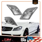 For 2008-2011 Mercedes Benz W204 C-Class Sedan Clear Bumper Side Marker Lights