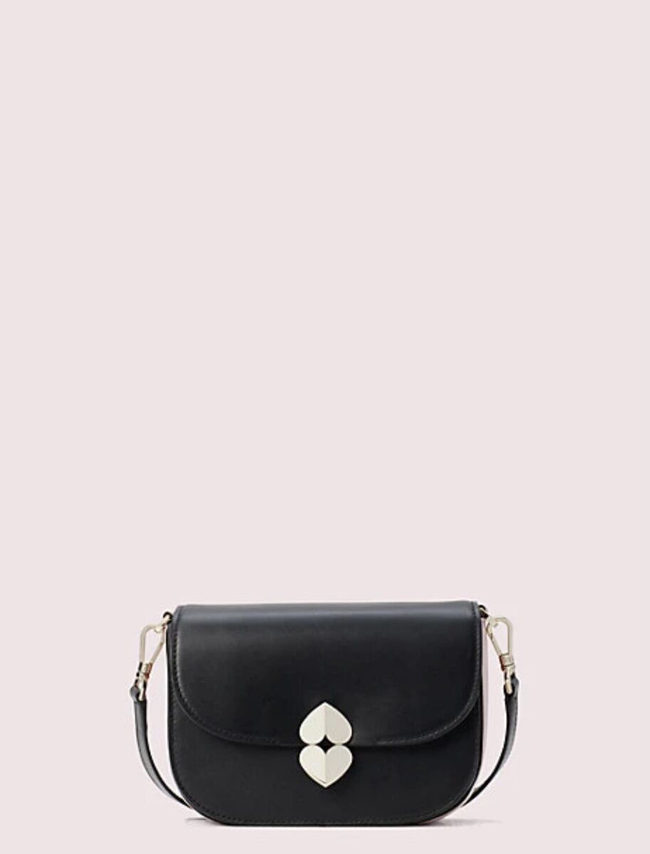 NWT Kate Spade Lula Small Saddle Crossbody Bag Black NWT Kate Spade Lula Small Saddle Crossbody Bag Black