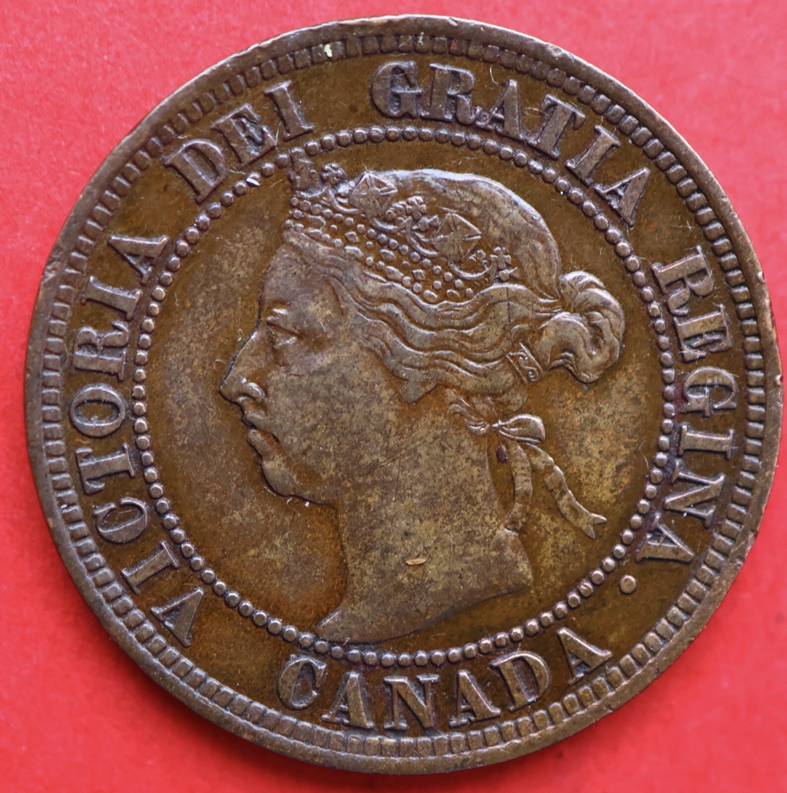 1891 Canada 1 Cent SDSL Obverse 3 EF Lot11606 eBay