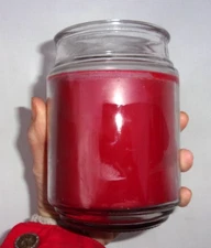 Modern Expressions large Jar Candle Spiced Apple Cider  18 oz Scented