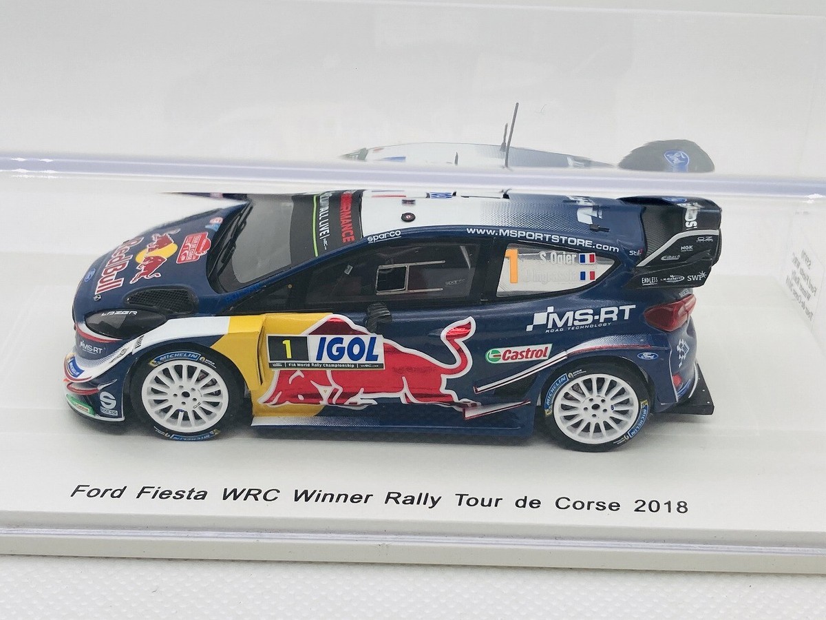 1/43 SPARK Ford Fiesta WRC WRT Tour de Corse 2018 Winner S 1/43 SPARK Ford Fiesta WRC WRT Tour de Corse 2018 Winner S