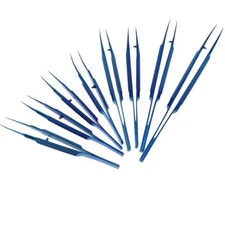 Ophthalmic Titanium Tweezers forceps with round handle Eye surgical Instrument