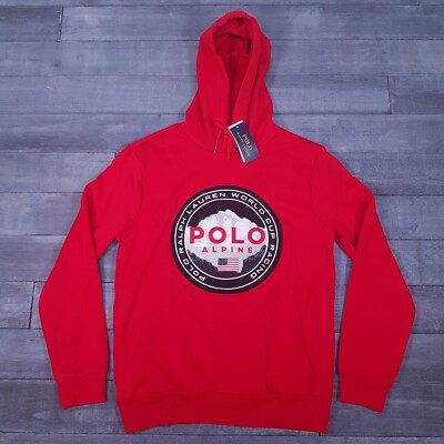 POLO RALPH LAUREN Alpine World Cup Racing USA Hoodie Sweatshirt