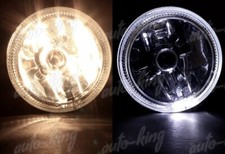 4 Round White Halo Chrome Housing Clear Lens Fog Driving Bumper Lightsswitch