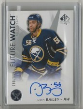 2016 2016-17 SP Authentic #140 Justin Bailey Future Watch Auto Rookie 780/999