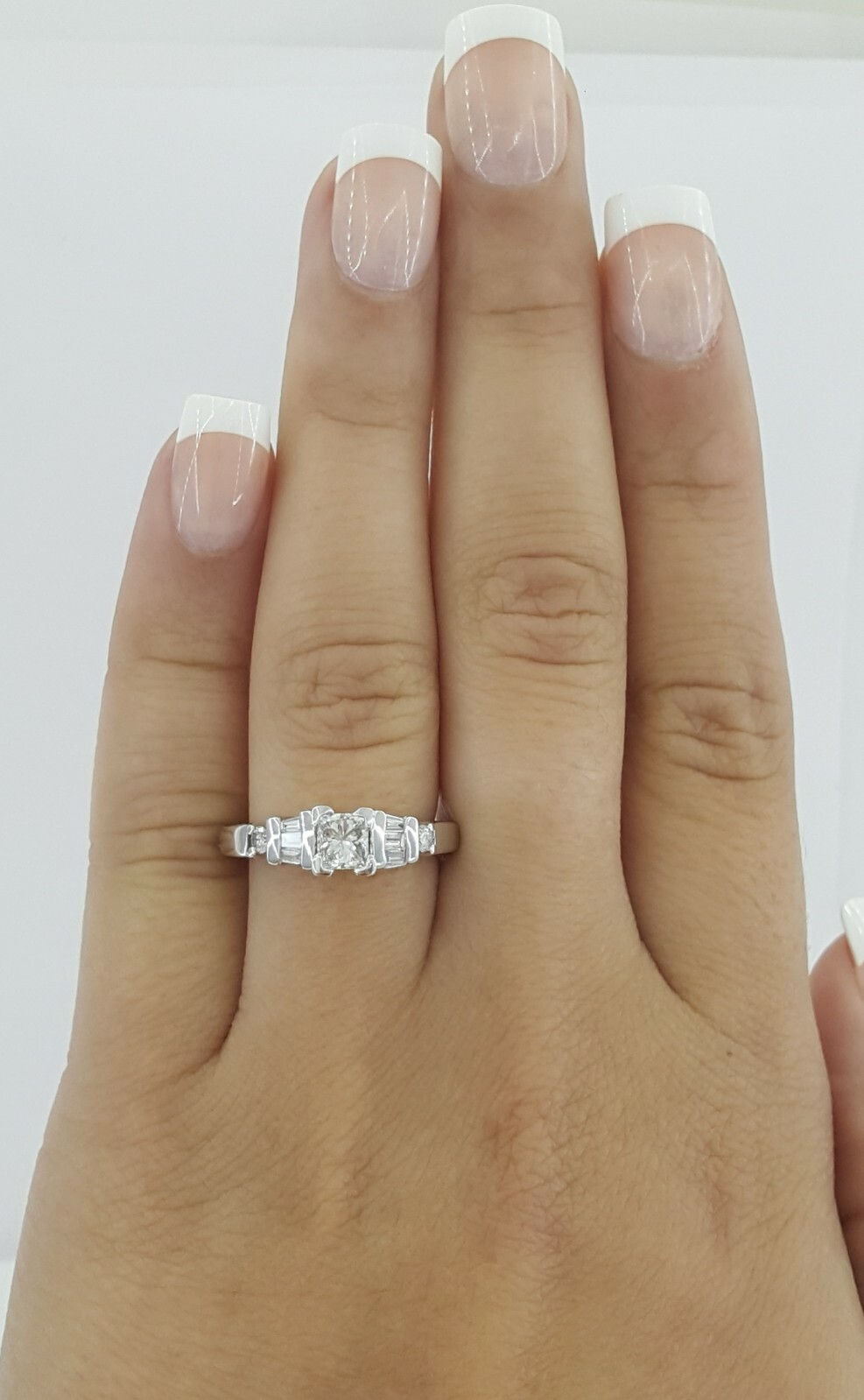 Helzberg Signature Square Princess Diamond Engage… - image 3