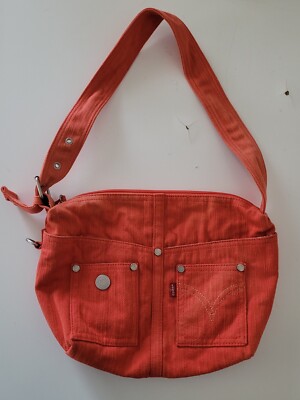 Vintage Orange Levi's Purse Shoulder Bag