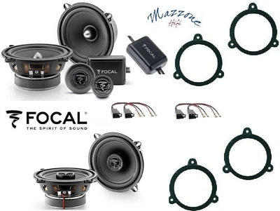 Focal Set 6 Haut Parleur ASE 130 ACX 130 RENAULT Clio 13 Megane 3 09 Conn / Brkt