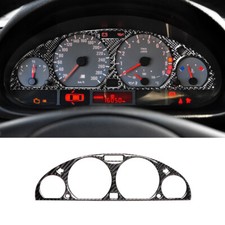 For BMW E46 M3 1998-2005 Carbon Fiber Car inside Instrument Panel trim decor 1X