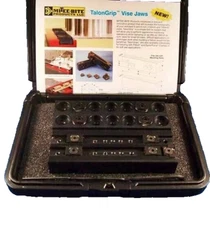 Mitee-Bite 8" TalonGrip & VersaGrip Steel Vise Jaw Set Combo Kit for 6" Vise