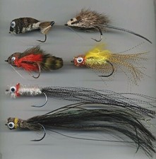 Pike Flies: A collection of six patterns. Hook size 3/0 & 4/0 (code 262)