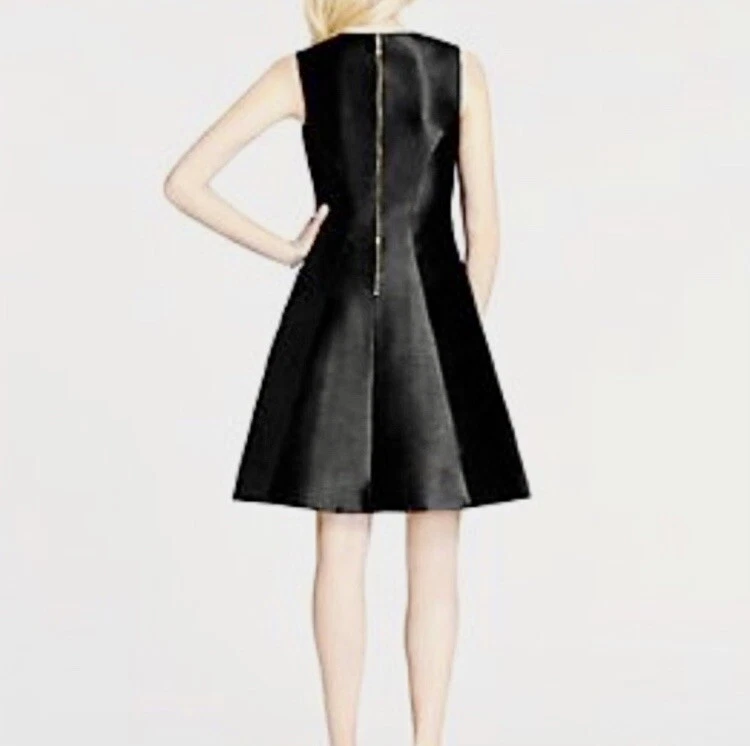 Abito KATE SPADE Charleen Vegas nero abbastanza romantico gotico taglia 12