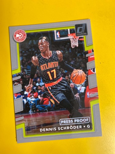2017 Panini Donruss Basketball Press Proof Silver Dennis Schroder #2