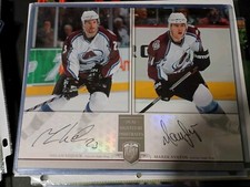 2006-07 UD BAP DUAL Signature Portraits HEJDUK/SVATOS 8x10 AUTO FREE SHIPPING 