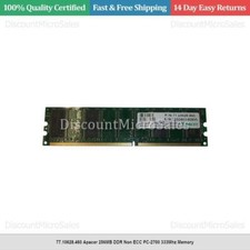 77.10628.460 Apacer 256MB DDR Non ECC PC-2700 333Mhz Memory
