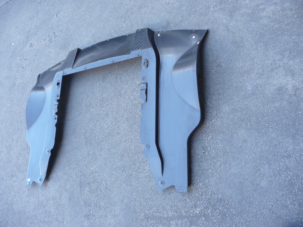 McLaren 675LT P11 GTR Rear Diffuser Cover Shield Carbon Fiber Fibre 11A7977RP OE