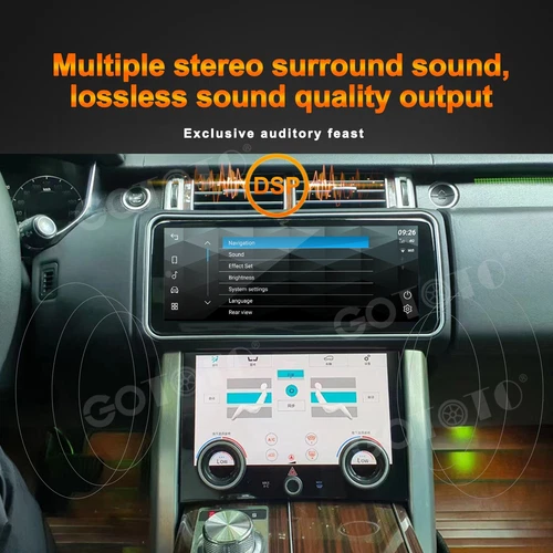 Android Car Radio and A/C Panel for Land Rover Range Rover Vogue L405 2013-2017 - Picture 8 of 14