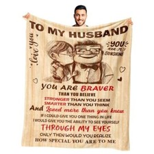 Gifts for Husband, Anniversary Wedding Gifts for Husband, 50"x60" To My Husband