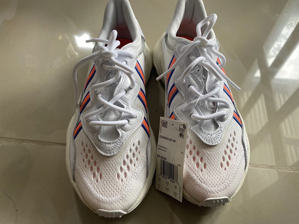 Adidas Originals Ozweego White Signal Coral Blue Women Lifestyle