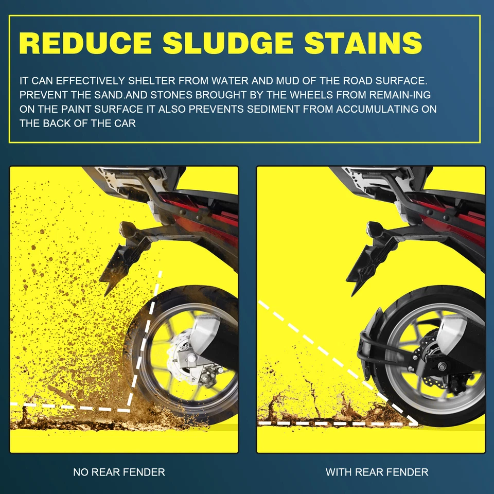 Kit protector contra salpicaduras guardabarros rueda trasera para Suzuki Vstrom 1000 DL1000 Foto 3 de 4