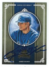 Autographed 2005 Donruss Diamond King ANDRES BLANCO Card #115- w/COA 