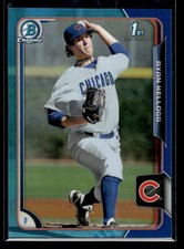 2015 Bowman Draft #22 Ryan Kellogg 75/150 1st Blue Chicago Cubs
