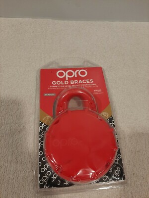Opro Gold Braces Competition Level Self-fit Mouthguard