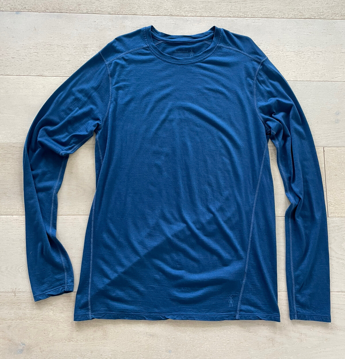 Smartwool Merino 150 Long Sleeve Plant-Based Dye T-shirt Blue Size L Baselayer